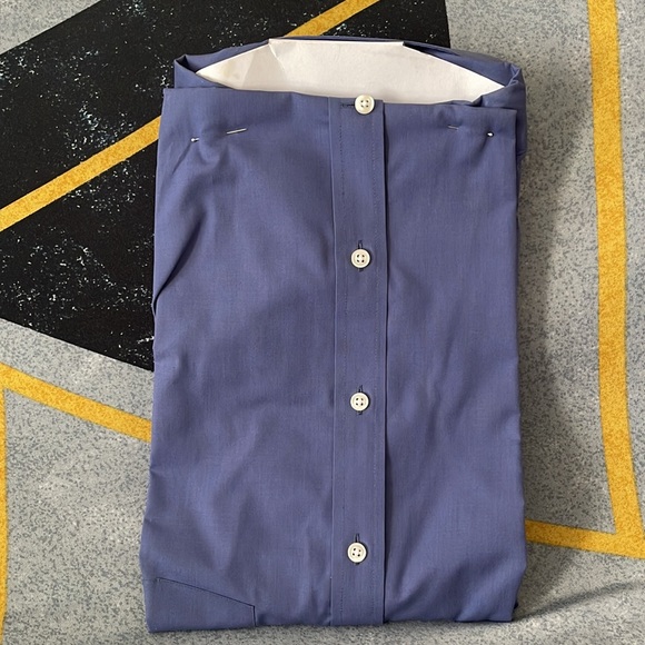 Stafford Regular Fit Dress Shirt | Size 16 - Picture 5 of 9